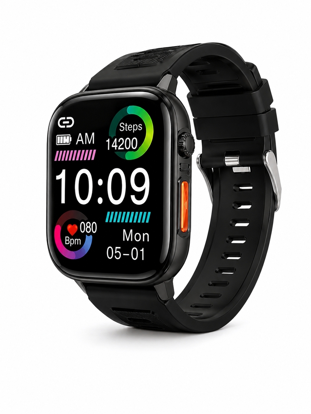 Smart Fitness Watch - Black - Picture 2 of 3